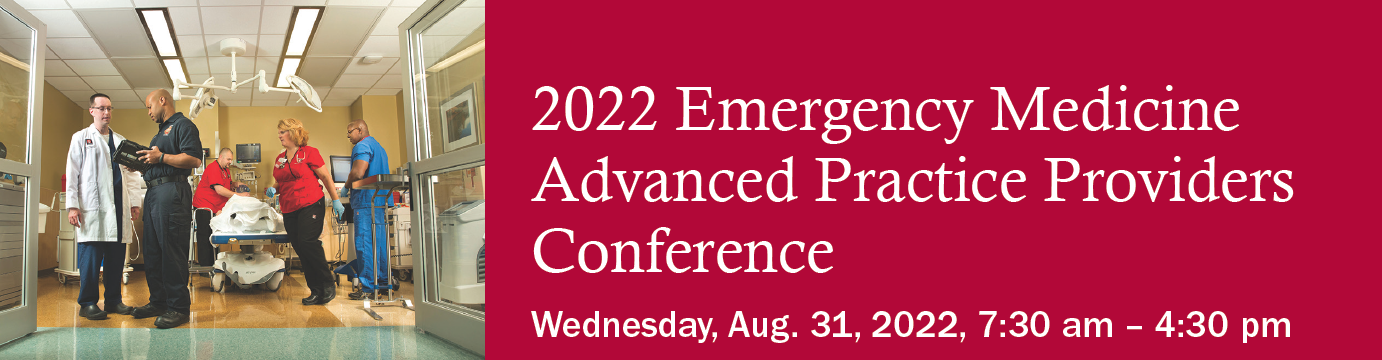 2022 Emergency Medicine Advanced Practice Providers Conference Banner